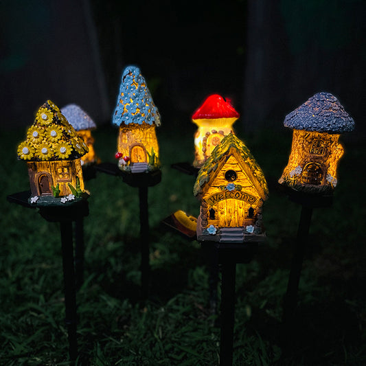 Solar Garden Lights with 0 Electricity Cost | Cute Cartoon Design & Auto Light Control