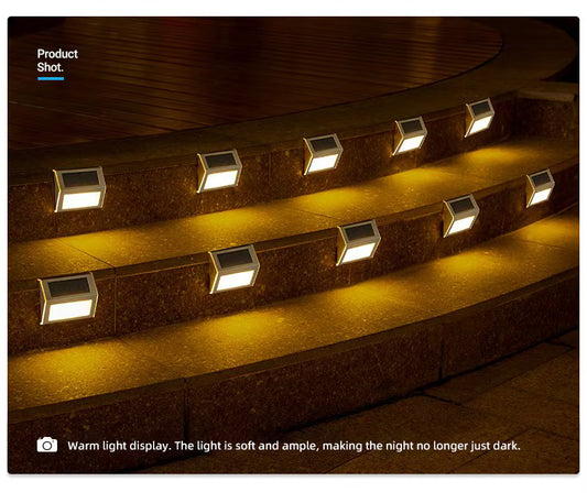Outdoor Solar Wall Light – IP65 Waterproof, Dual Color Temperature, Smart Light Control